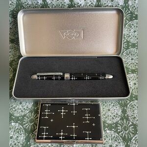 ACME COLLECTION! Fountain pen, black “Dots” Charles & Ray Eames With Card Holder